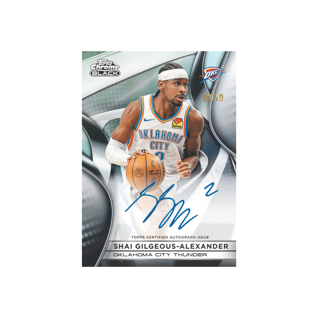 2025-26 Topps Chrome Black Basketball Hobby Box