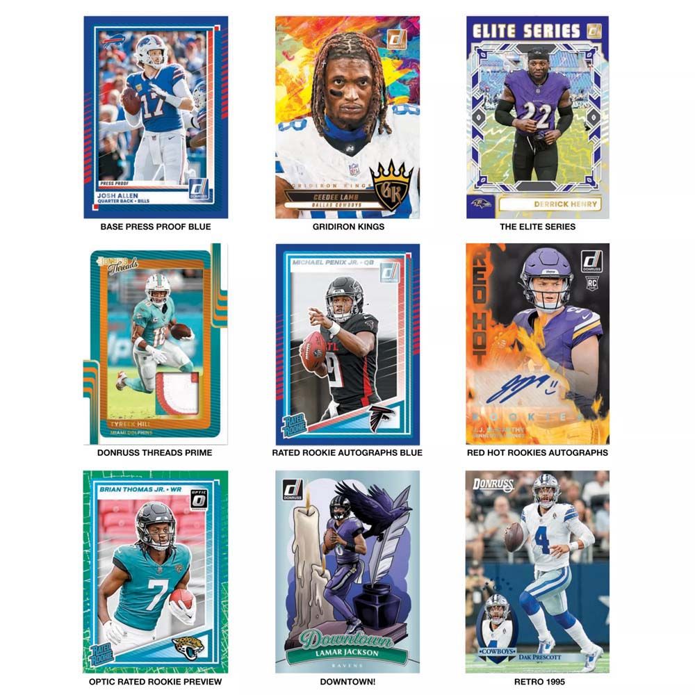 2025 Panini Donruss Football Retail Trading Cards