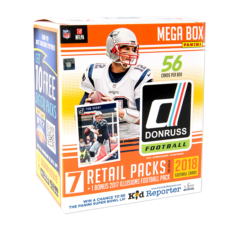 2018 Donruss Football Mega Trading Card Box