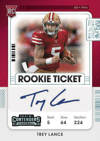 2021 Panini Contenders 1st Off The Line (FOTL) Football Trading Card Box (BF)