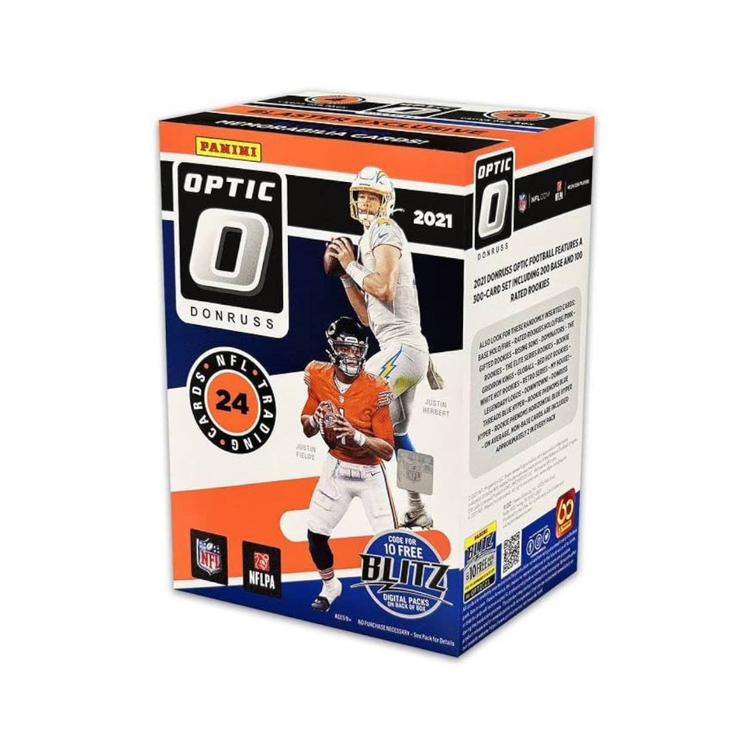 2021 Donruss Optic Football Blaster Trading Cards