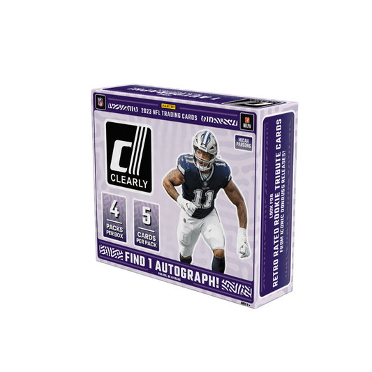 2023 Panini Clearly Donruss Football Hobby Trading Cards