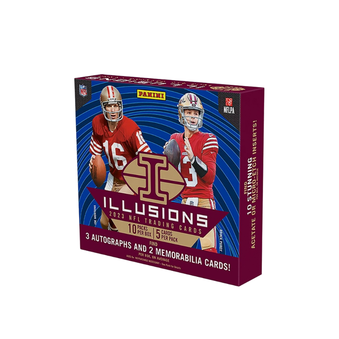 2023 Panini Illusions Football Hobby Trading Cards