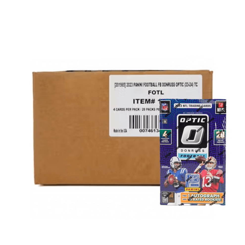 2023 Panini Optic Football 1st Off The Line (FOTL) Sealed Case Trading