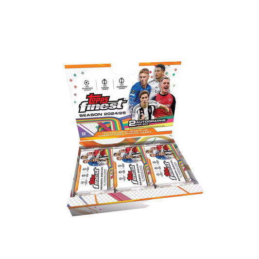 2024-25 Topps Finest UEFA Club Competitions Soccer Hobby Trading Cards