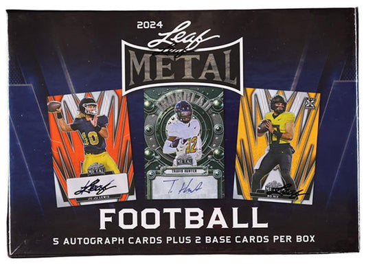 2024 Leaf Metal Football Hobby Trading Card Box