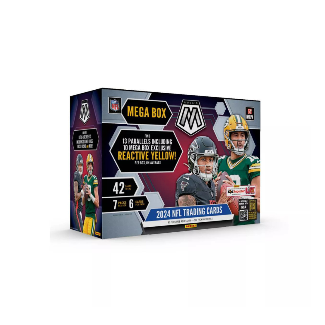 2024 Mosaic Football Mega Box Collectible Trading Cards BlackTieBreaks