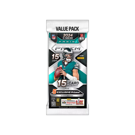 2024 Panini Prizm Football Value Pack Trading Cards