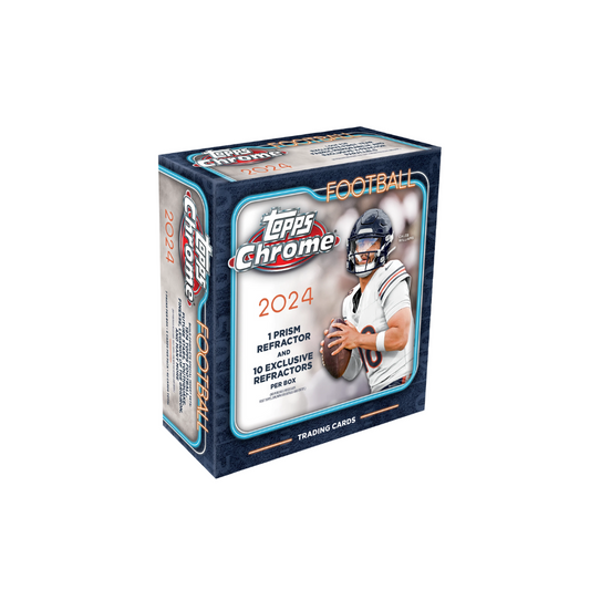 2024 Topps Chrome Football Mega Trading Cards