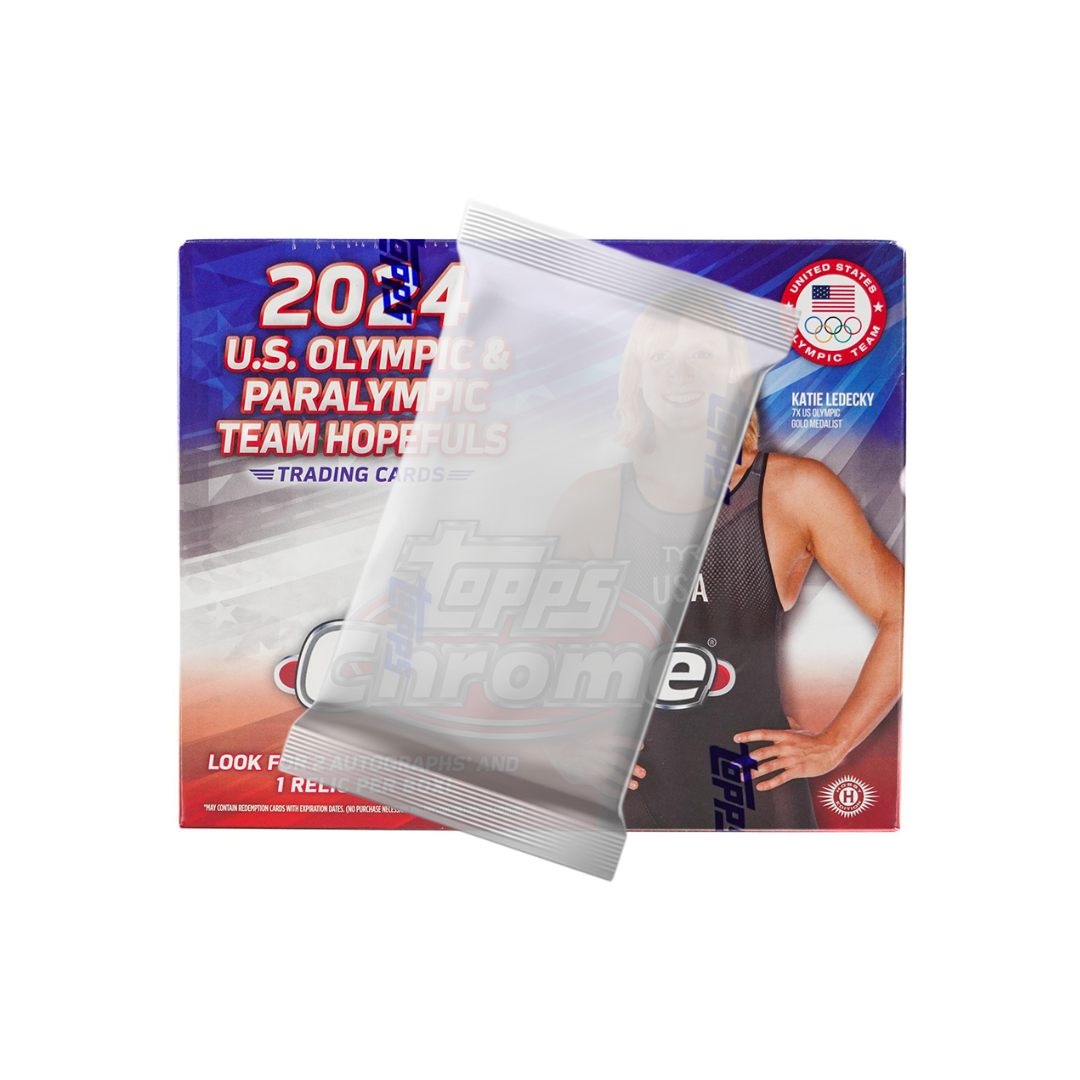 2024 Topps Chrome U.S. Olympic & Paralympic Team Hobby Trading Cards