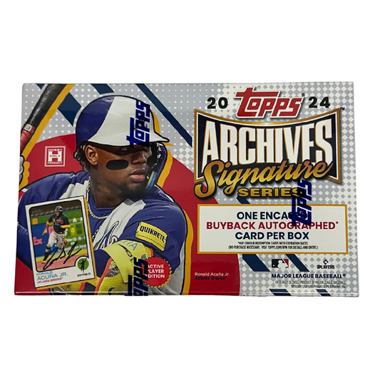 2024 Topps Archives Signature Series Active Baseball Hobby Trading Card Box