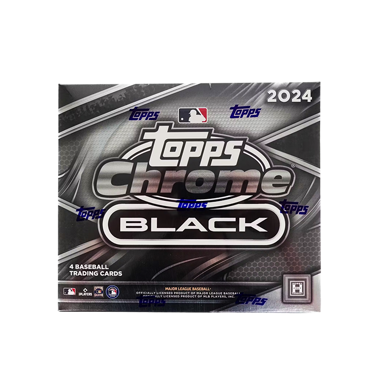 2024 Topps Chrome Black Hobby Trading Card Box