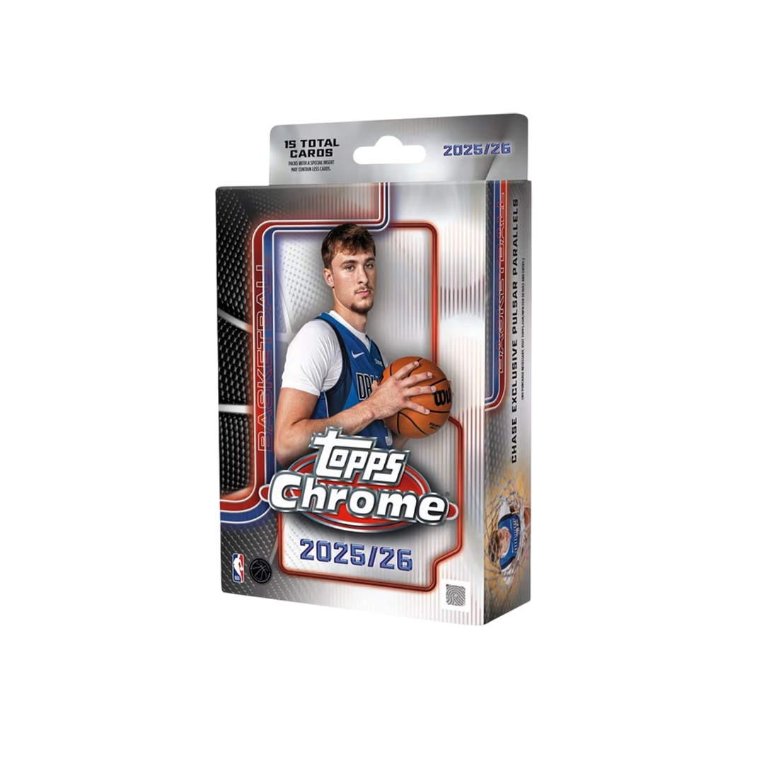2025-26 Topps Chrome Basketball Hanger Trading Cards