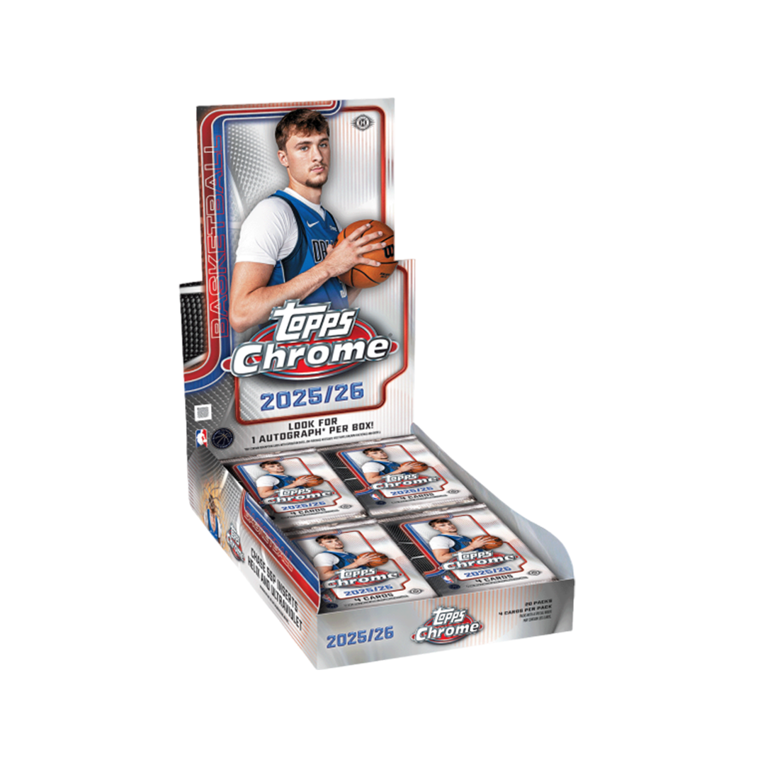 2025-26 Topps Chrome Basketball Hobby Trading Cards