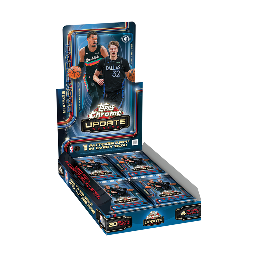 2025-26 Topps Chrome Update Hobby Basketball Box