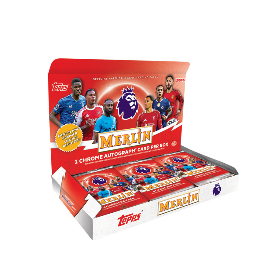 2025-26 Topps Merlin EPL Soccer Hobby Box