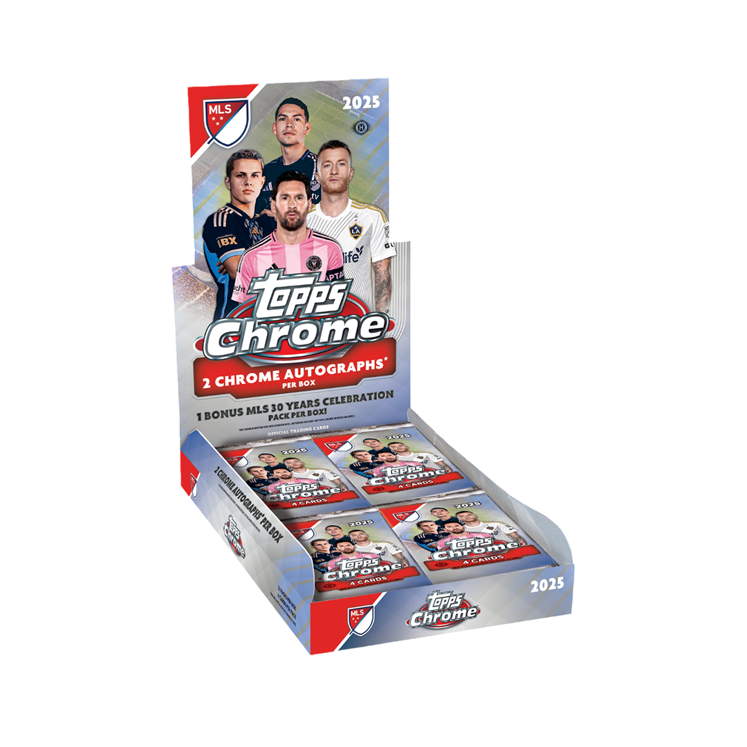 2025 Topps Chrome Soccer MLS Hobby Trading Cards