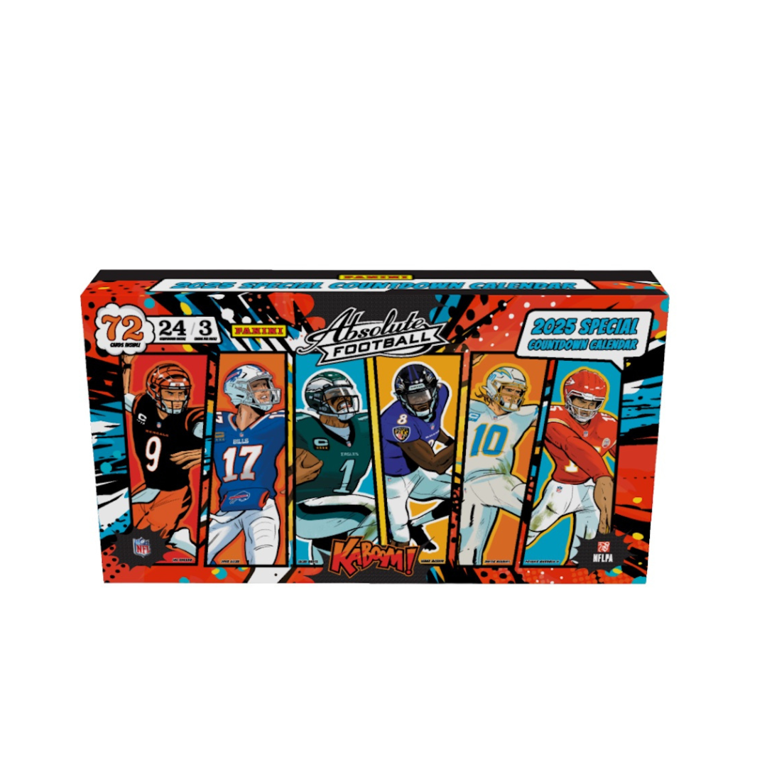 2025 Panini Absolute Football Calendar Trading Card Box