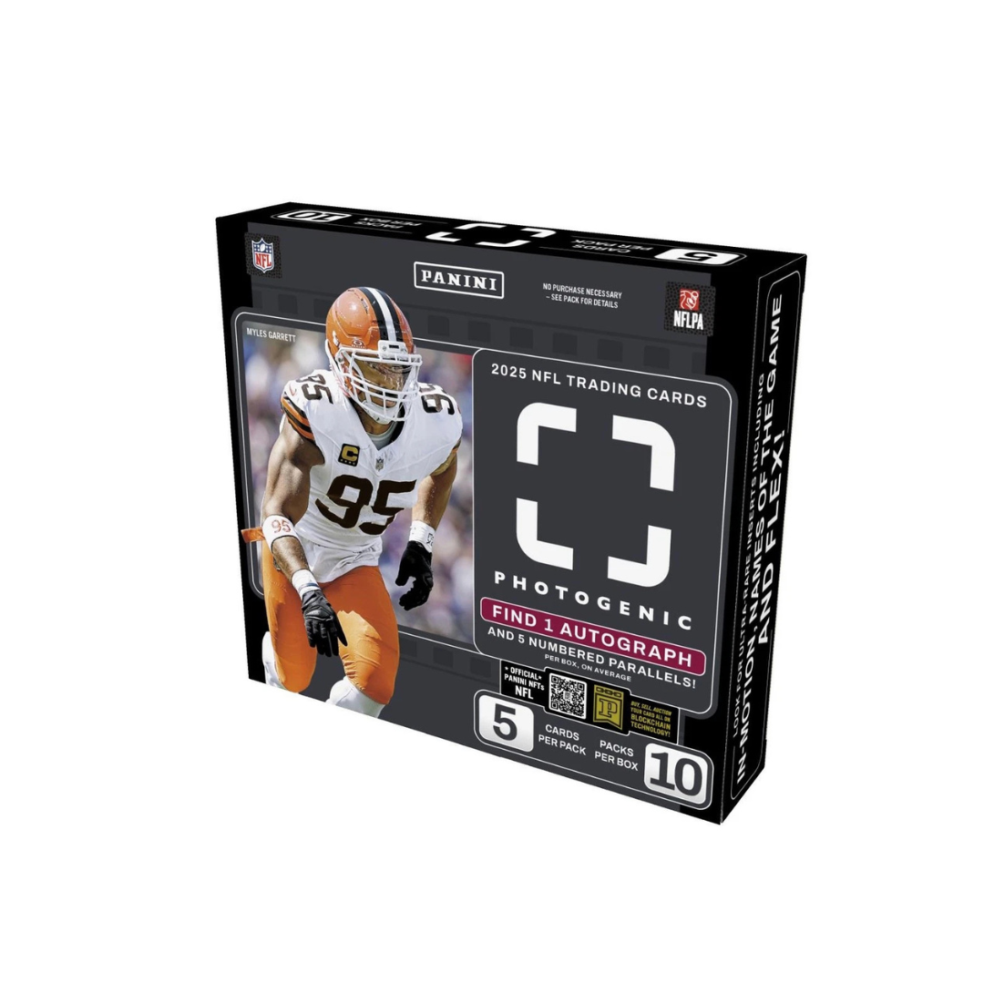 2025 Panini Photogenic Football Hobby Trading Card Hobby Box