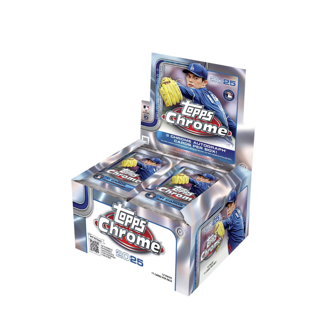 2025 Topps Chrome Baseball Jumbo Hobby Trading Card