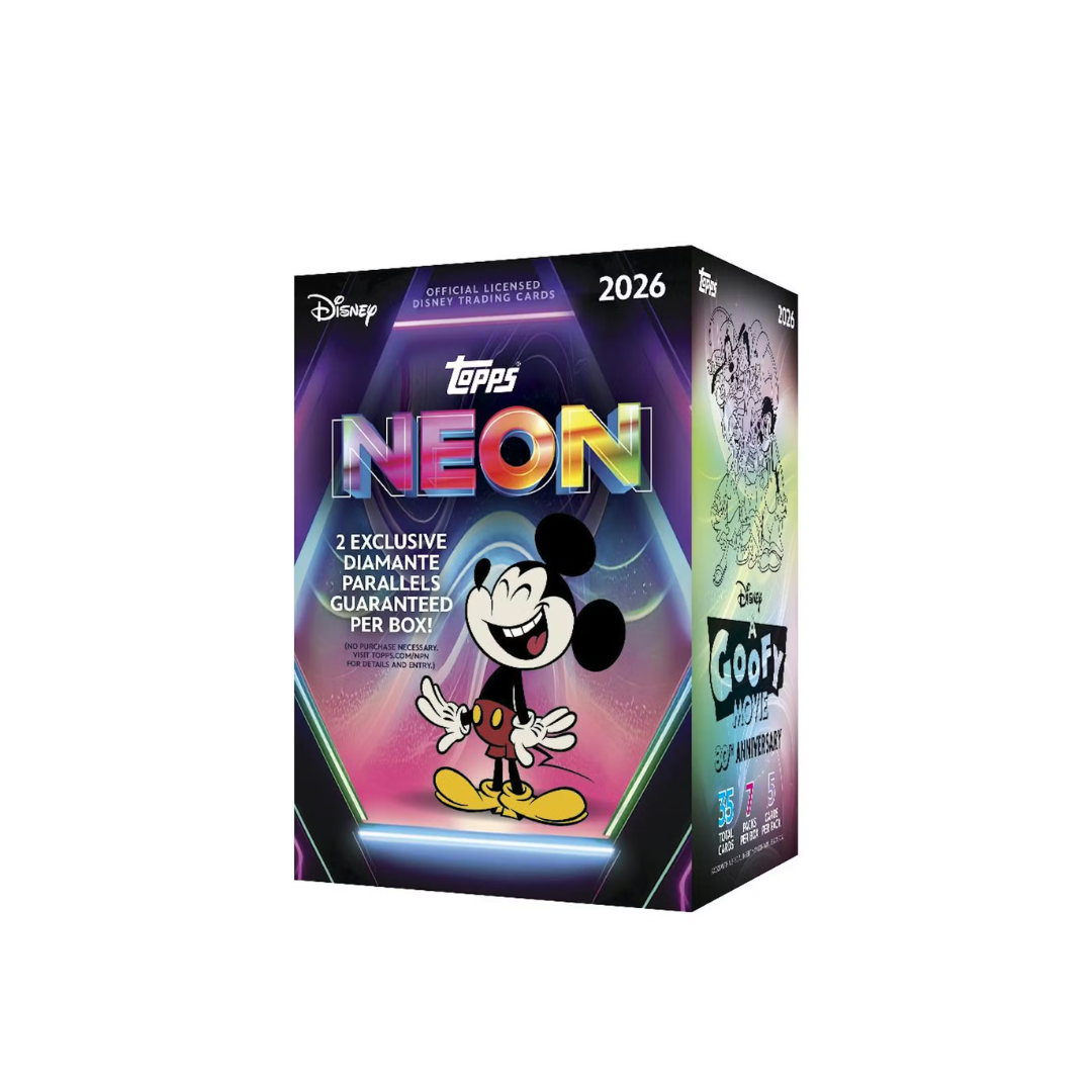 2026 Topps Chrome Disney Neon Blaster Trading Cards