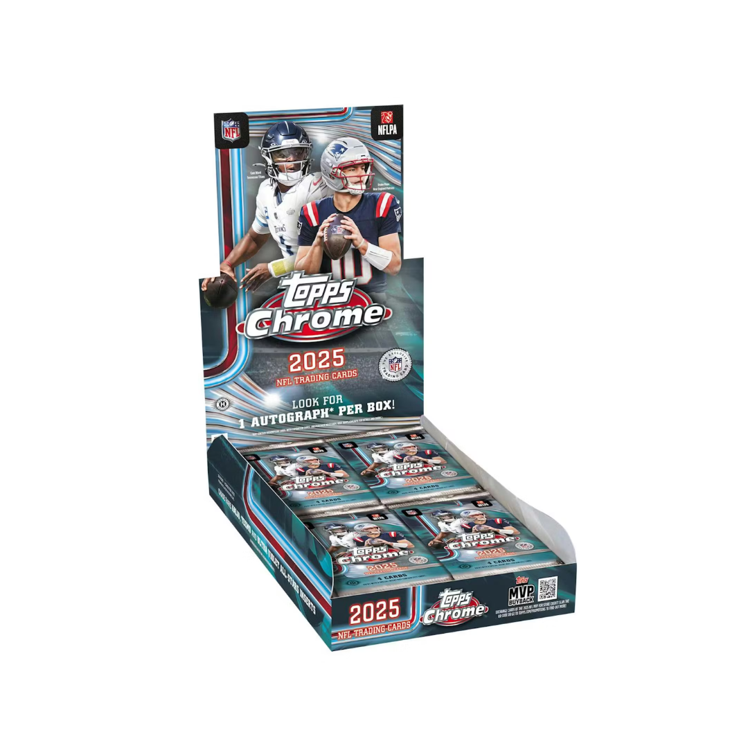 2025 Topps Chrome Football Hobby Trading Cards