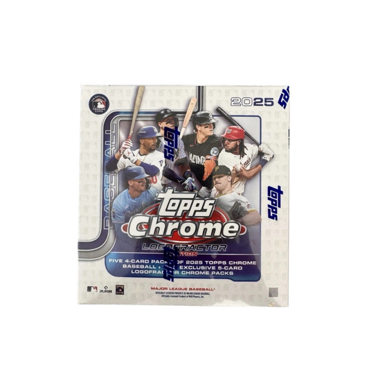 2025 Topps Chrome LogoFractor Baseball Hobby Trading Cards