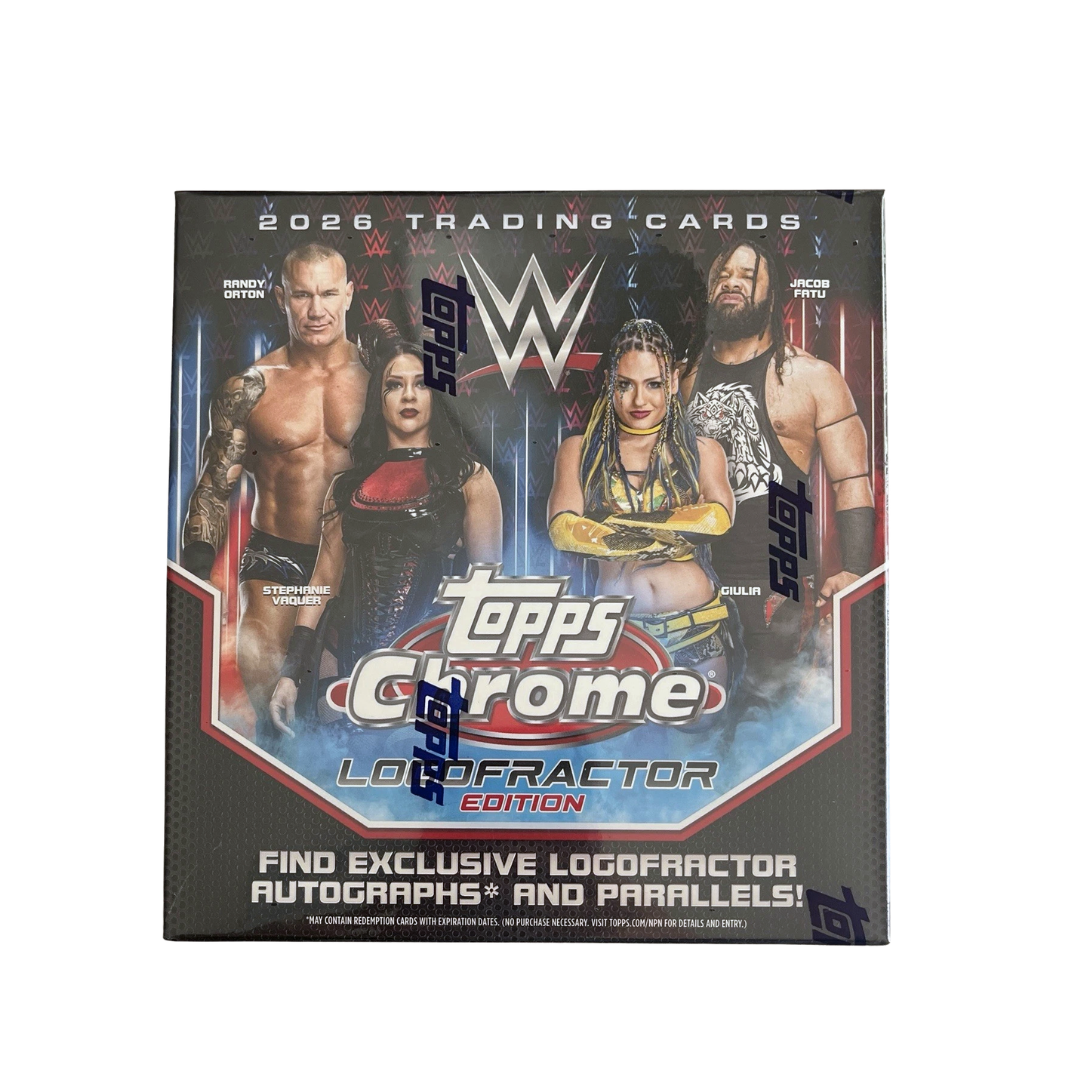 2026 Topps Chrome WWE Logofractor Hobby Trading Cards