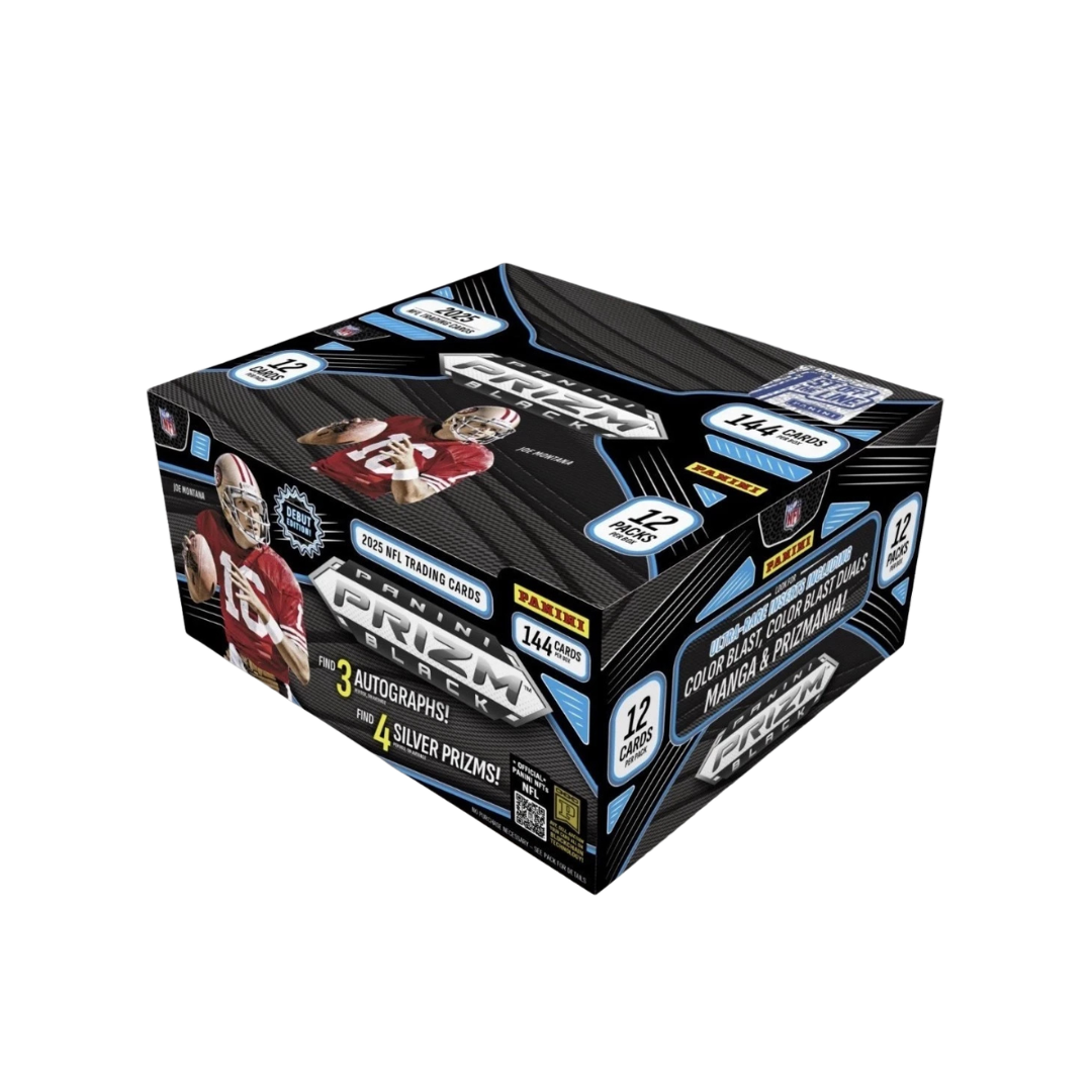 2025 Panini Prizm Black FOTL Football Hobby Trading Cards (First off the Line)