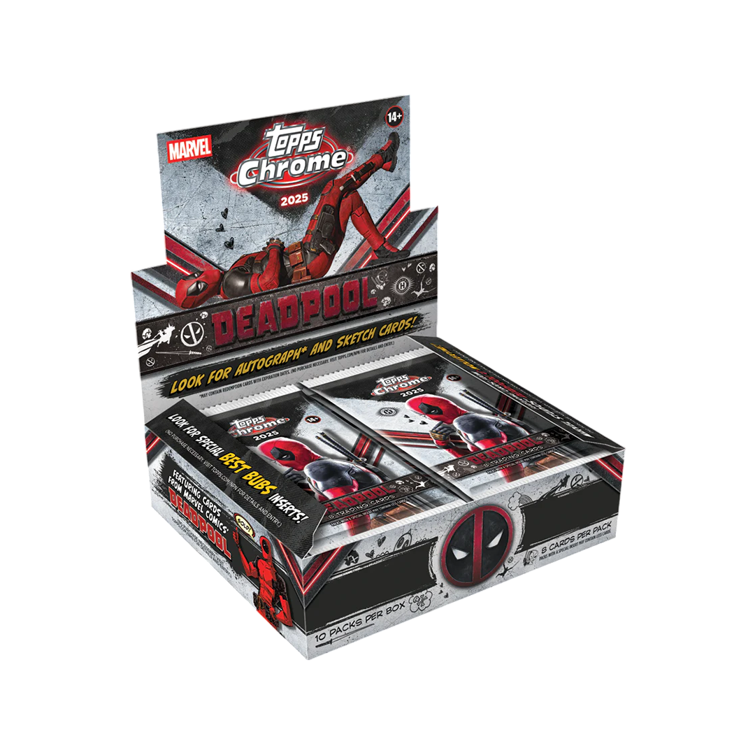 2025 Topps Chrome Marvel Deadpool Hobby Trading Cards