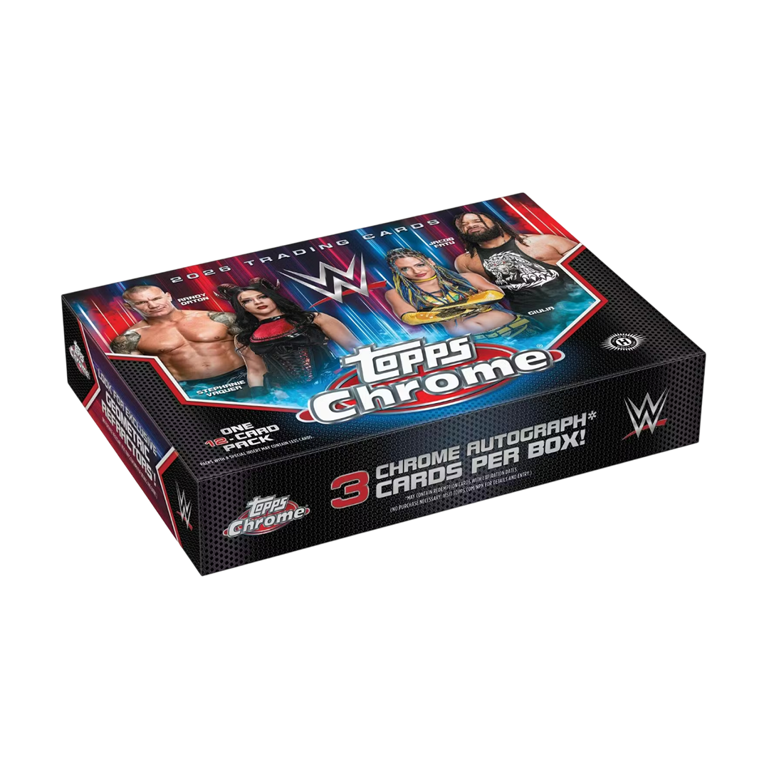 2026 Topps Chrome WWE Breakers Delight Trading Cards