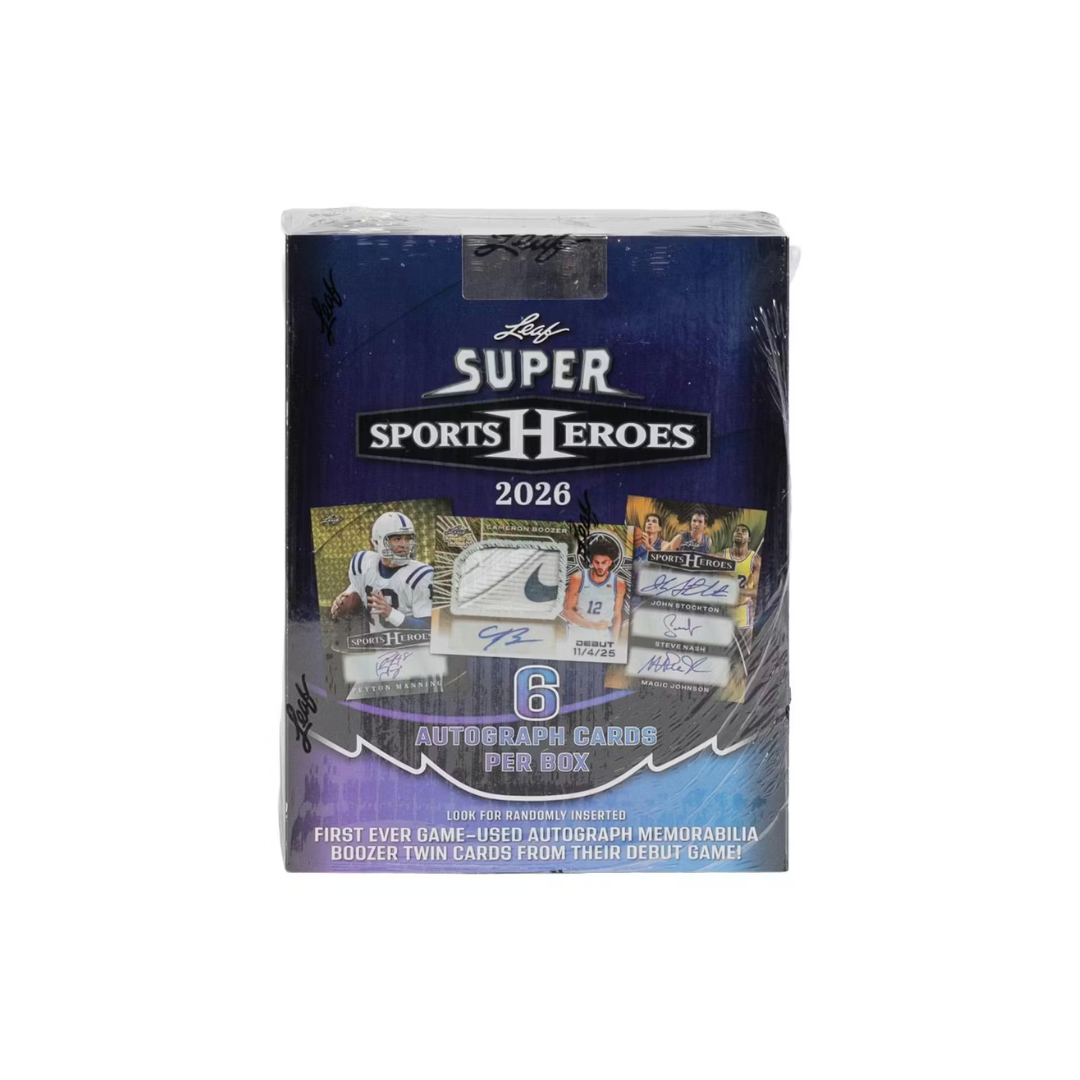 2026 Leaf Super Sports Heroes Hobby Trading Cards