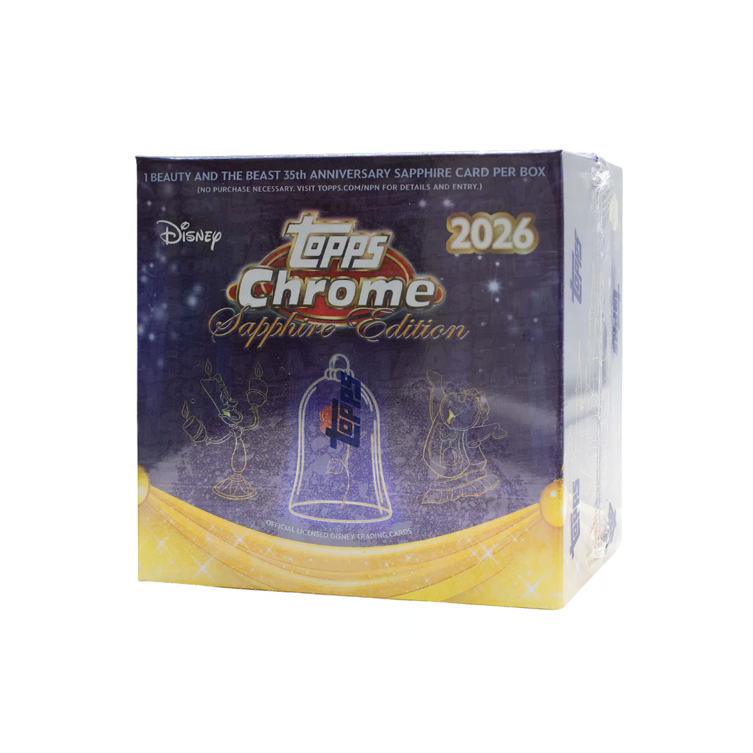 2026 Topps Chrome Disney Sapphire Hobby Box