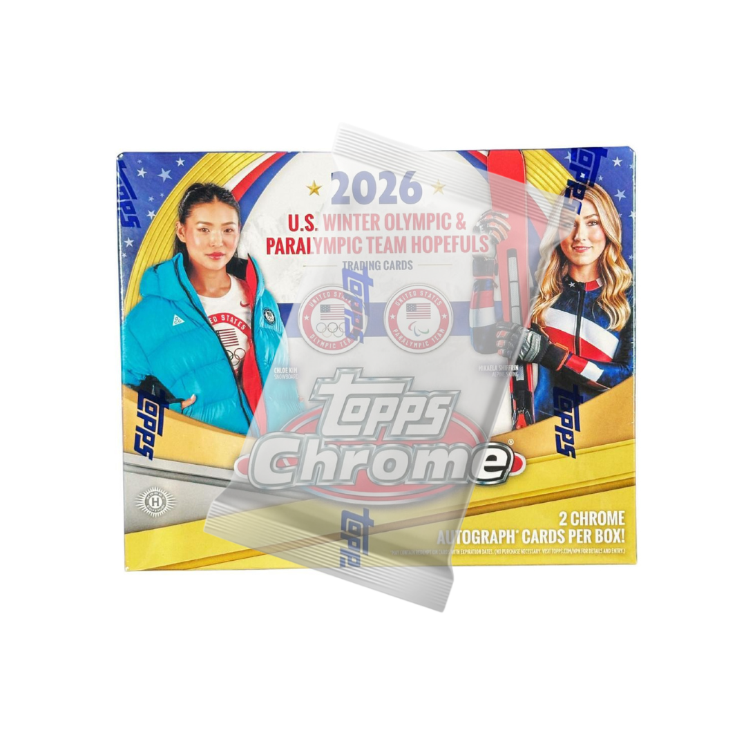2026 Topps Chrome U.S. Winter Olympics & Paralympic Team Hopefuls Hobby Trading Cards