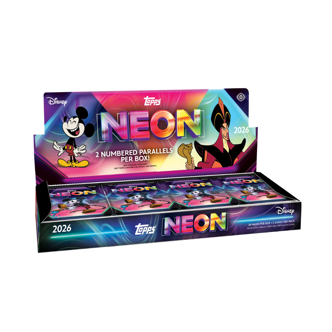 2026 Topps Chrome Disney Neon Hobby Trading Cards