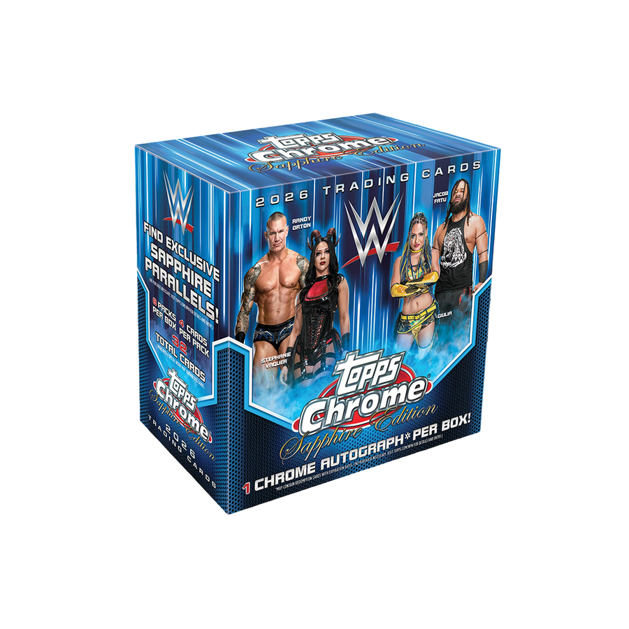 2026 Topps Chrome Sapphire WWE Edition Hobby Box