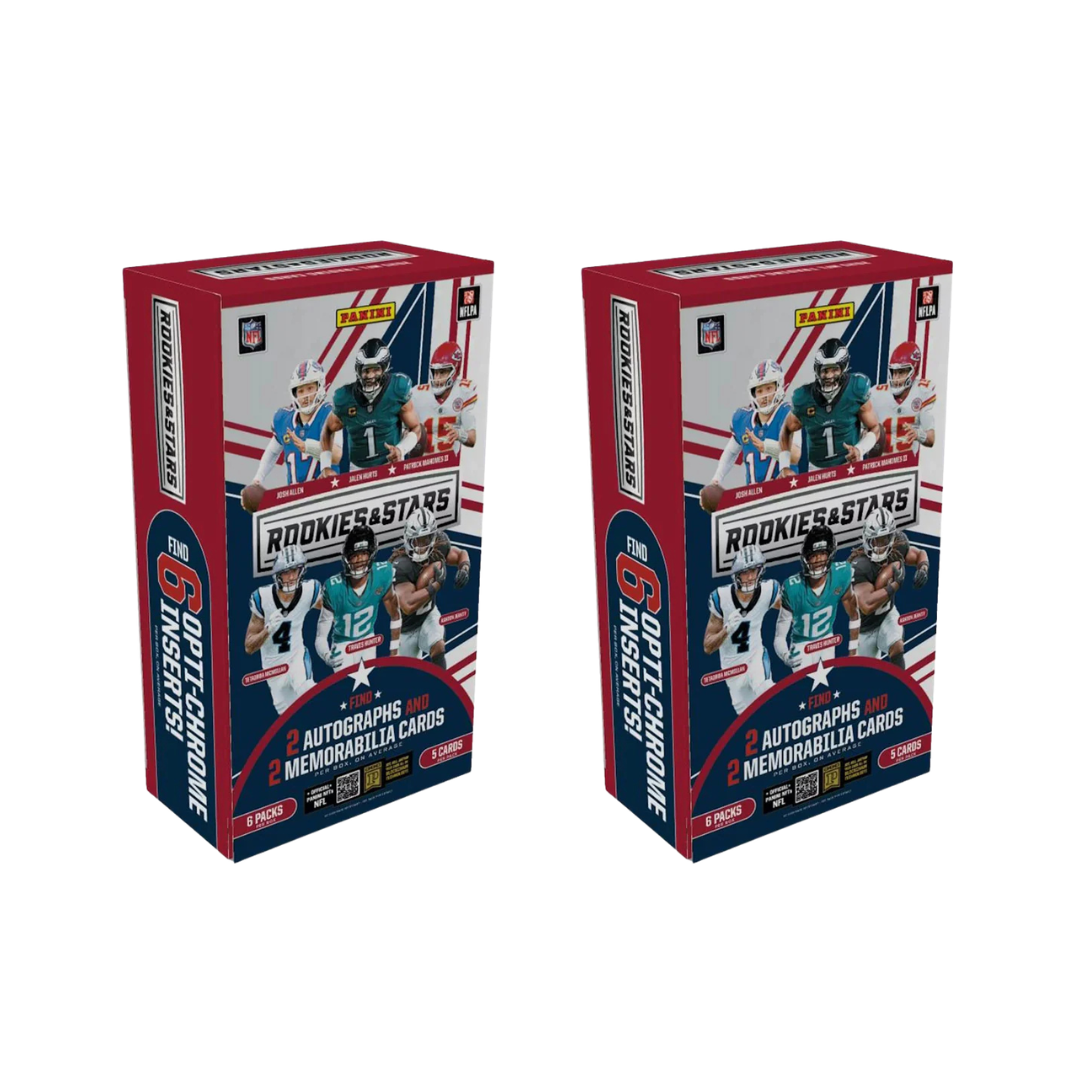 BREAK#212 TUESDAY 2025 Panini Rookies & Stars Football Hobby (x2) Pick Your Team (NM) 06/23/26 05:30 PM EST or RIP ON FILL