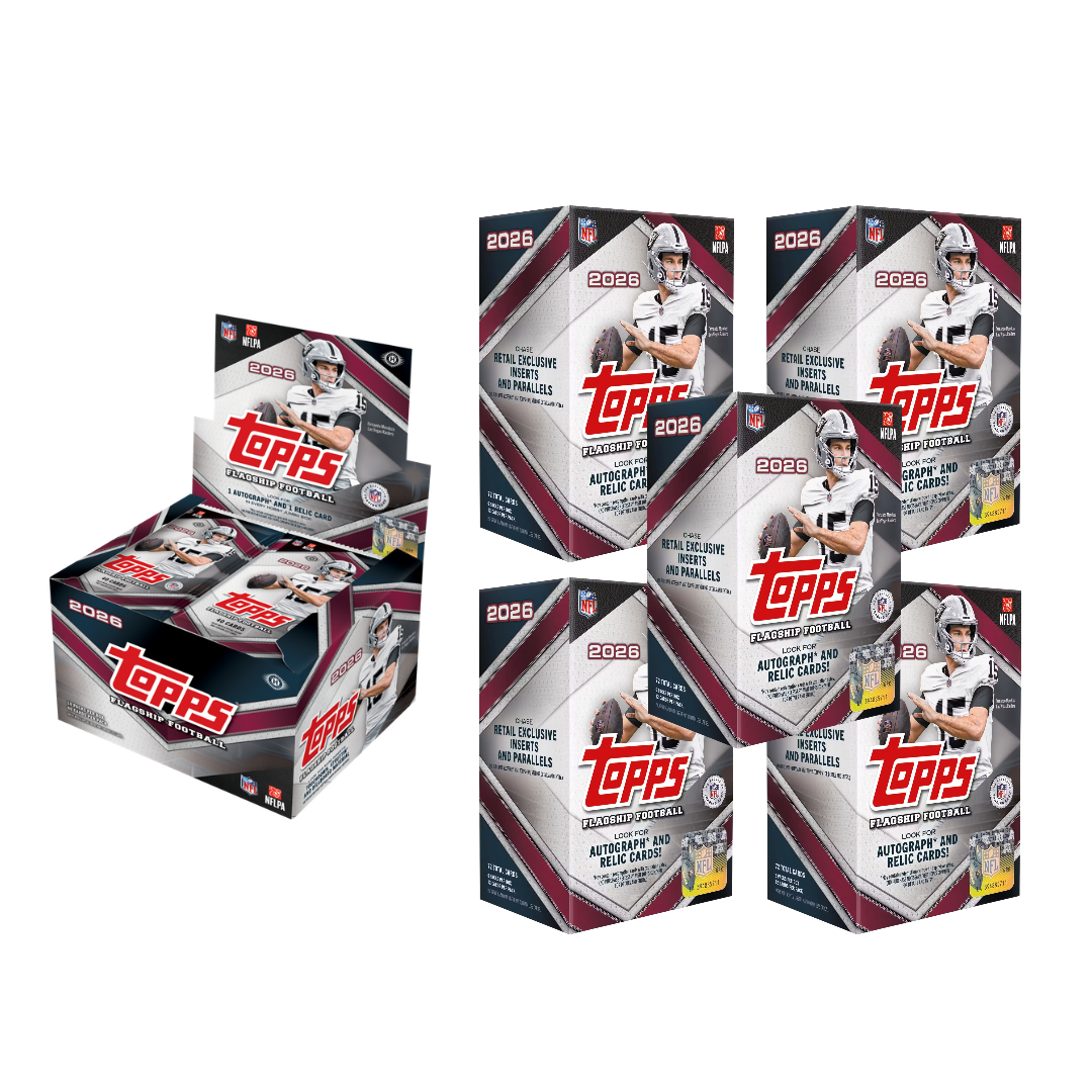 BREAK#215 2026 Topps Football Jumbo + Topps Football Blaster (x5) Team Break 10/02/26 08:00 AM EST