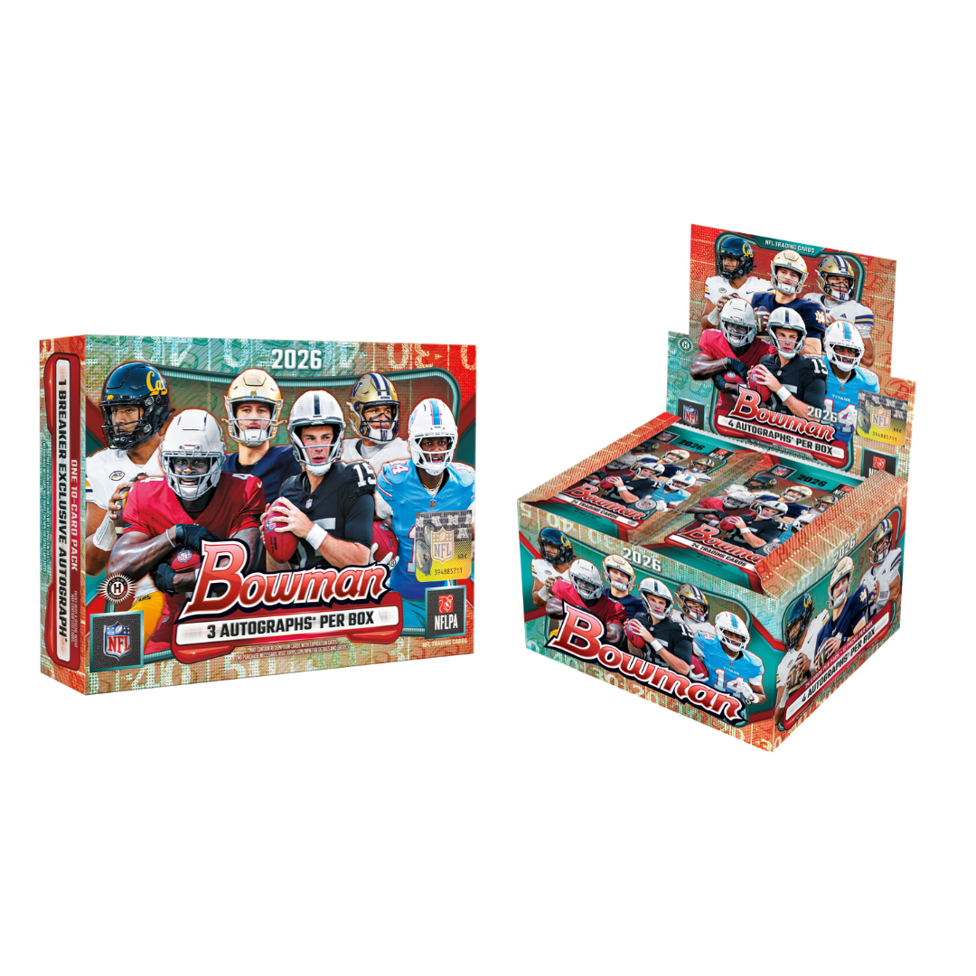 BREAK#220 2026 Bowman Football Jumbo + Bowman Football Breaker's Delight Team Break 10/02/26 01:00 PM EST