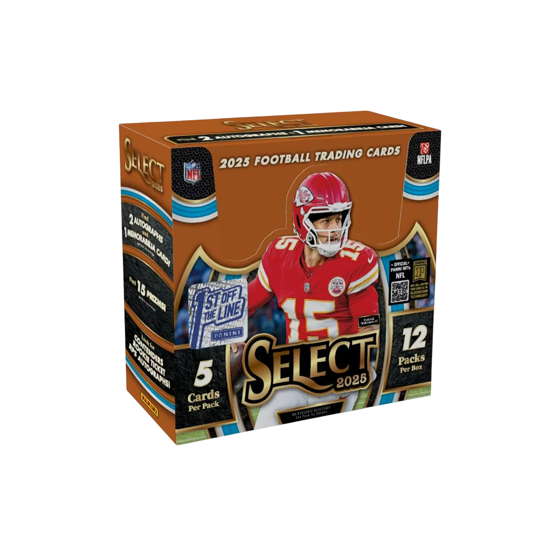 BREAK#224 **FOTL** TUESDAY  02/17/26 04:00 PM EST or RIP ON FILL 2025 Panini Select Football First Off The Line Hobby Pick Your Team (MD)