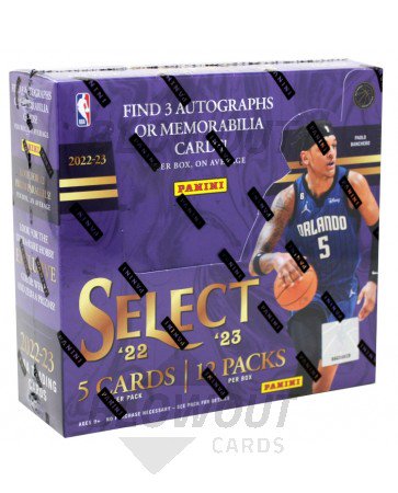 2022/23 Panini Select Basketball Hobby Trading Card Box