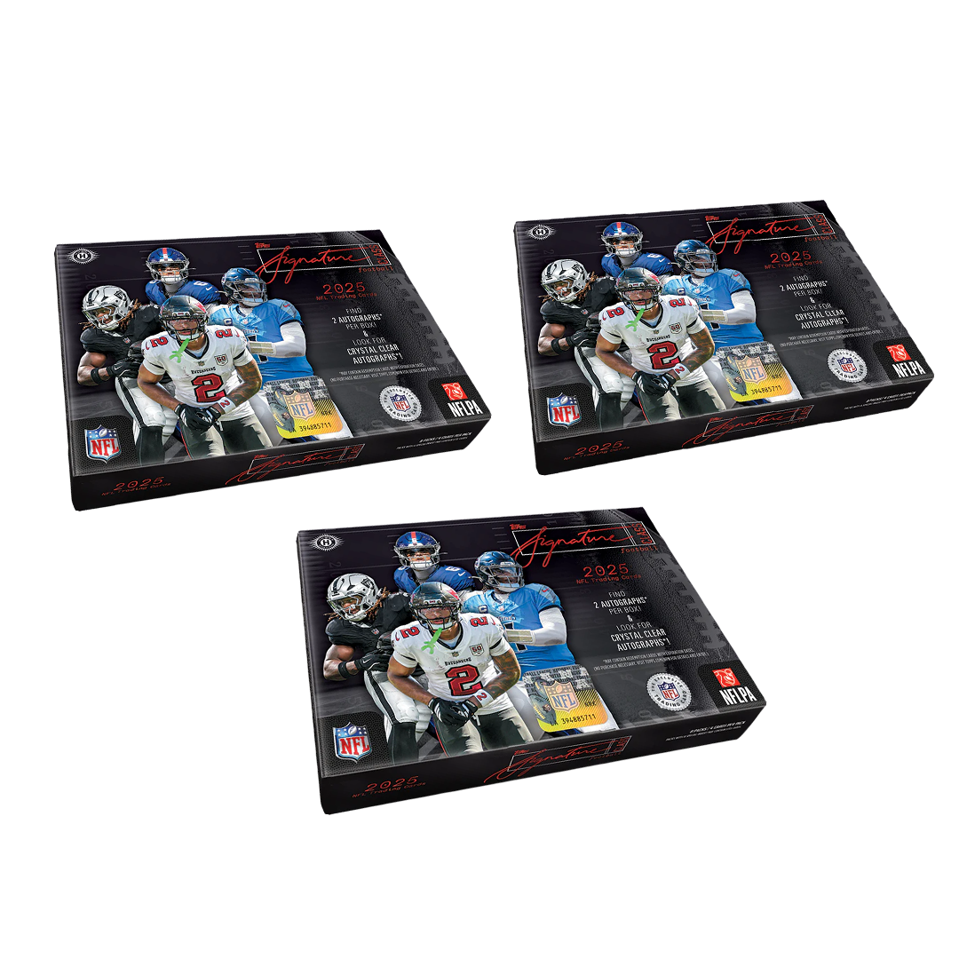 BREAK#242  2025 Topps Signature Class Football Hobby (x3) Pick Your Team 06/30/26 RIP ON FILL