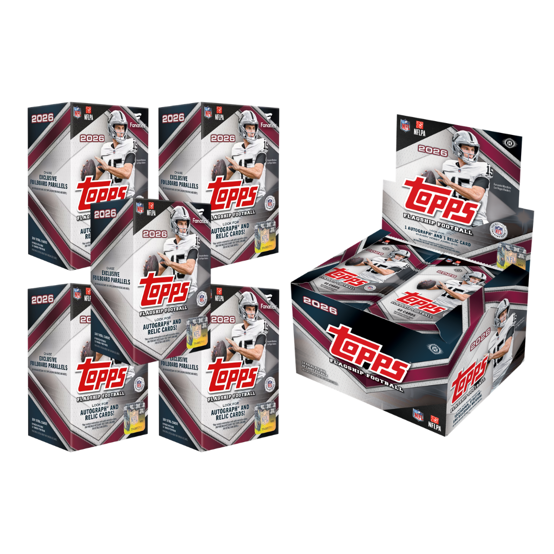 BREAK#237 2026 Topps Football Jumbo + Topps Football Blaster (x5) Team Break 10/04/26 10:00 AM EST