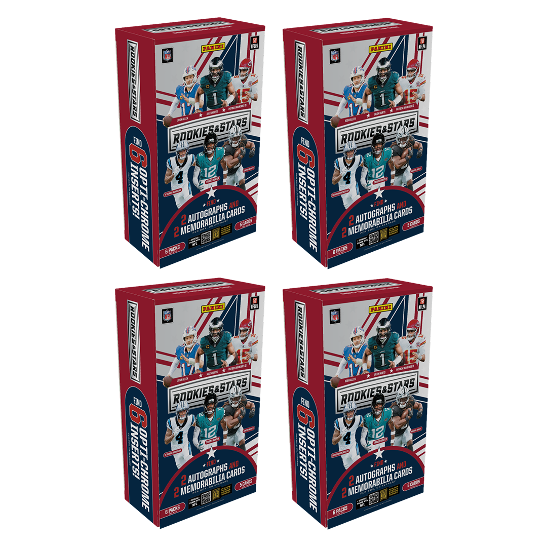 BREAK#247  2025 Panini Rookies & Stars Football Hobby (x4) Pick Your Team 07/06/26 RIP ON FILL