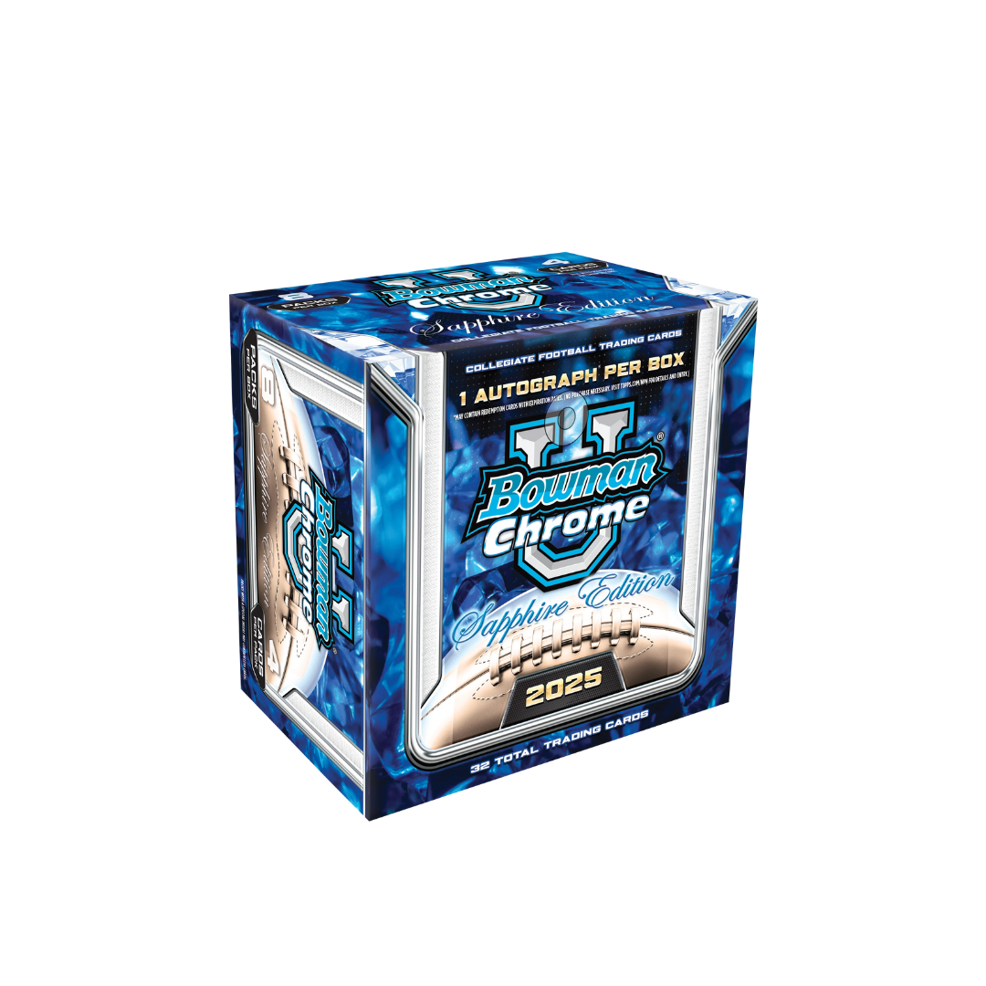 BREAK#414 SUNDAY 2025 Topps Chrome University Sapphire Edition Hobby Pick Your Team (BP) RIP ON FILL