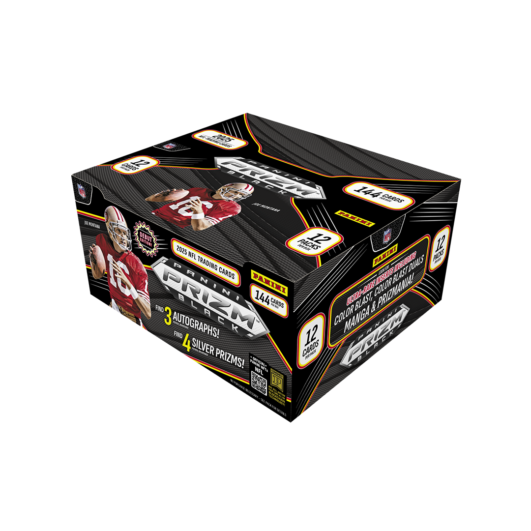 2025 Panini Prizm Black Football Hobby Trading Cards