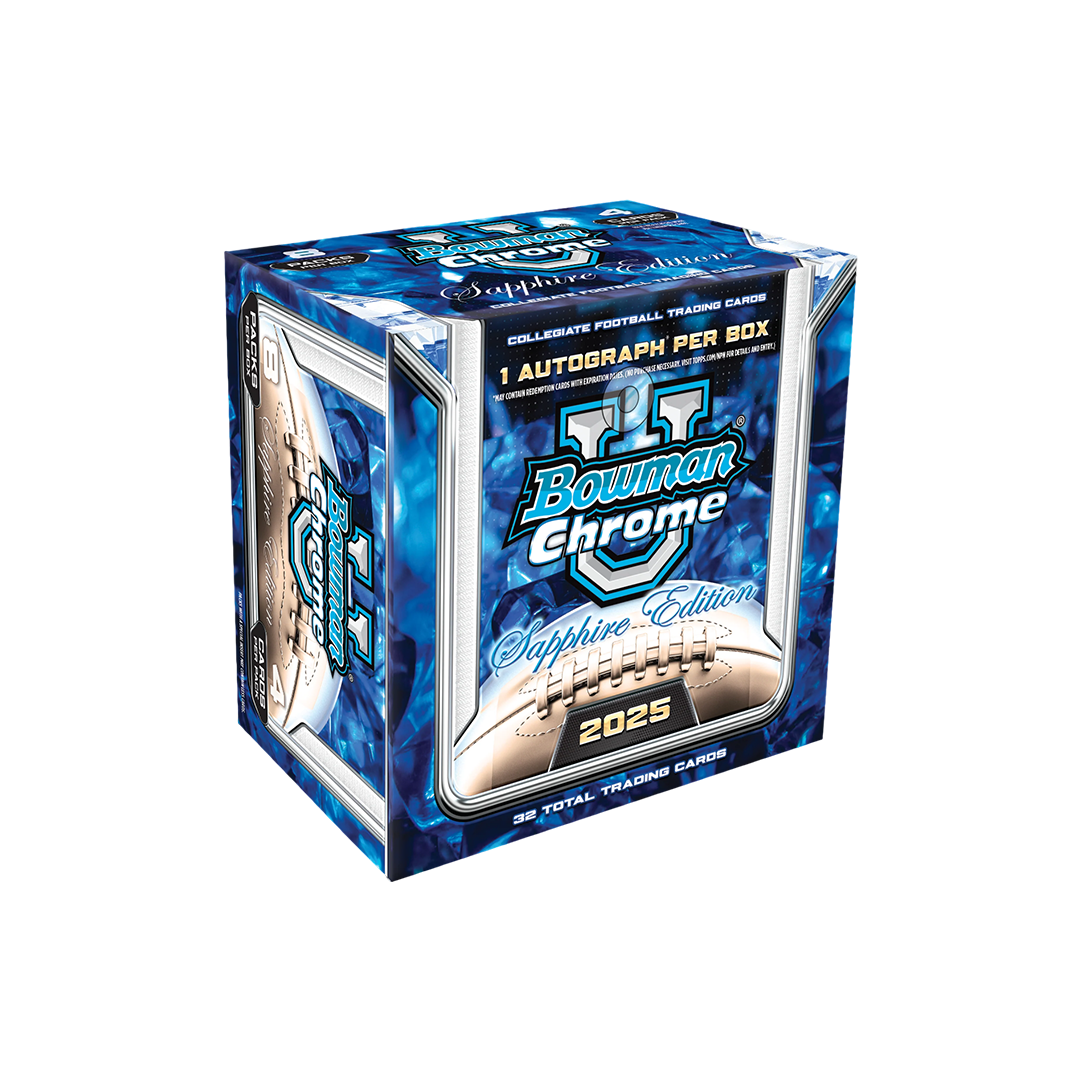 2025 Bowman Chrome University Football Sapphire Edition Hobby Trading Cards