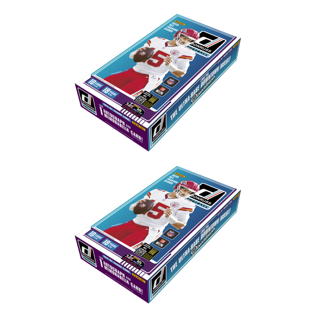 BREAK#260 FRIDAY 2025 Panini Donruss Football Hobby (x2) Pick Your Team (MDLW) 10/17/25 12:00 PM EST or RIP ON FILL