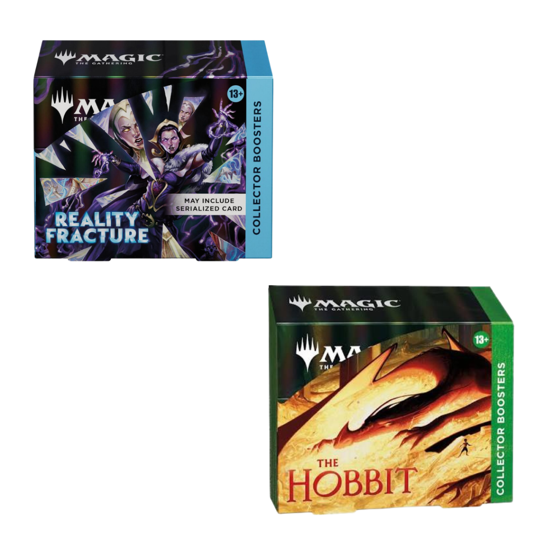 MAGIC#264 Magic: The Gathering The Hobbit Collector Booster Box + Reality Fracture Collector Booster Box Digit Break 10/09/26 RIP ON FILL