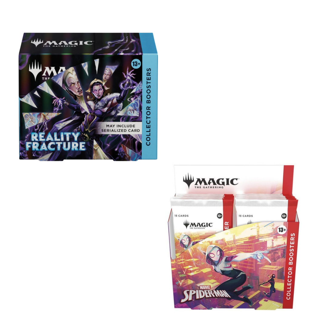 MAGIC#265 Magic: The Gathering Spider Man Collector Booster Box + Reality Fracture Collector Booster Box Digit Break 10/09/26 RIP ON FILL